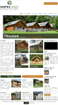 Mobile Screenshot of northcoastlogcabins.com
